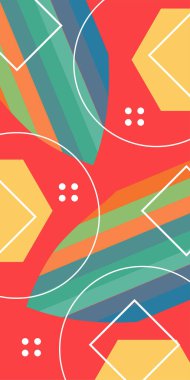 Oyuncu Soyut Arka plan Çizgileri, Eğriler ve Mozaik benzeri elementler. Tarz Vektör Arkaplanı: Çizgiler, Eğriler ve Dekoratif Şekiller. Poster veya sosyal medya için soyut arkaplan.