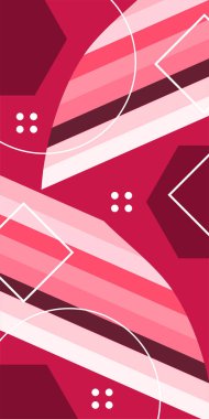 Oyuncu Soyut Arka plan Çizgileri, Eğriler ve Mozaik benzeri elementler. Tarz Vektör Arkaplanı: Çizgiler, Eğriler ve Dekoratif Şekiller. Poster veya sosyal medya için soyut arkaplan.