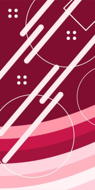 Oyuncu Soyut Arka plan Çizgileri, Eğriler ve Mozaik benzeri elementler. Tarz Vektör Arkaplanı: Çizgiler, Eğriler ve Dekoratif Şekiller. Poster veya sosyal medya için soyut arkaplan.