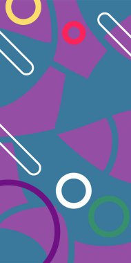 Çağdaş Çizgili Mozaik Tasarım ve Organik Geometrik Şekiller. Dinamik Soyut Kompozisyon Çizgileri, Girdap ve Geometrik Elementler. Poster veya sosyal medya için soyut arkaplan.