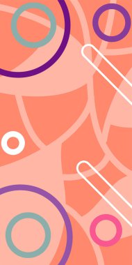 Çağdaş Çizgili Mozaik Tasarım ve Organik Geometrik Şekiller. Dinamik Soyut Kompozisyon Çizgileri, Girdap ve Geometrik Elementler. Poster veya sosyal medya için soyut arkaplan.