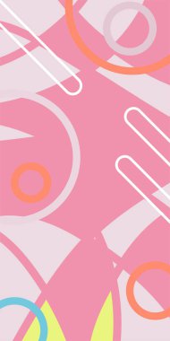 Çağdaş Çizgili Mozaik Tasarım ve Organik Geometrik Şekiller. Dinamik Soyut Kompozisyon Çizgileri, Girdap ve Geometrik Elementler. Poster veya sosyal medya için soyut arkaplan.