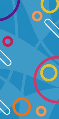 Çağdaş Çizgili Mozaik Tasarım ve Organik Geometrik Şekiller. Dinamik Soyut Kompozisyon Çizgileri, Girdap ve Geometrik Elementler. Poster veya sosyal medya için soyut arkaplan.