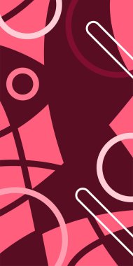 Dinamik Soyut Kompozisyon Çizgileri, Girdap ve Geometrik Elementler. Oyuncu Soyut Arkaplan Çizgileri, Eğriler ve Mozaik benzeri elementler: Çizgiler, Eğriler ve Biçimlendirilmiş Geometrik Süsler. 