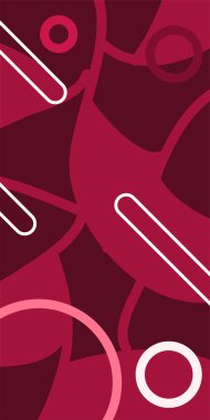 Dinamik Soyut Kompozisyon Çizgileri, Girdap ve Geometrik Elementler. Oyuncu Soyut Arkaplan Çizgileri, Eğriler ve Mozaik benzeri elementler: Çizgiler, Eğriler ve Biçimlendirilmiş Geometrik Süsler. 