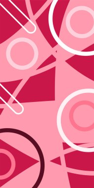 Dinamik Soyut Kompozisyon Çizgileri, Girdap ve Geometrik Elementler. Oyuncu Soyut Arkaplan Çizgileri, Eğriler ve Mozaik benzeri elementler: Çizgiler, Eğriler ve Biçimlendirilmiş Geometrik Süsler. 