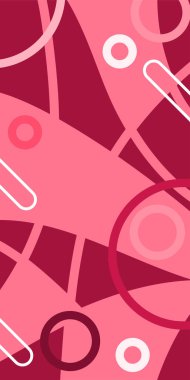 Dinamik Soyut Kompozisyon Çizgileri, Girdap ve Geometrik Elementler. Oyuncu Soyut Arkaplan Çizgileri, Eğriler ve Mozaik benzeri elementler: Çizgiler, Eğriler ve Biçimlendirilmiş Geometrik Süsler. 