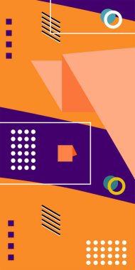 Dinamik Soyut Kompozisyon Çizgileri, Girdap ve Geometrik Elementler. Oyuncu Soyut Arkaplan Çizgileri, Eğriler ve Mozaik benzeri elementler: Çizgiler, Eğriler ve Biçimlendirilmiş Geometrik Süsler. 