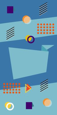 Dinamik Soyut Kompozisyon Çizgileri, Girdap ve Geometrik Elementler. Oyuncu Soyut Arkaplan Çizgileri, Eğriler ve Mozaik benzeri elementler: Çizgiler, Eğriler ve Biçimlendirilmiş Geometrik Süsler. 