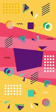 Çağdaş Çizgili Mozaik Tasarım ve Organik Geometrik Şekiller. Oyuncu Soyut Arkaplan Çizgileri, Eğriler ve Mozaik benzeri elementler: Çizgiler, Eğriler ve Biçimlendirilmiş Geometrik Süsler. 