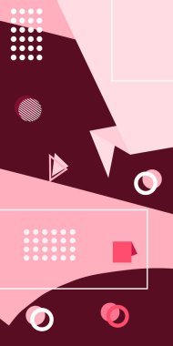 Çağdaş Çizgili Mozaik Tasarım ve Organik Geometrik Şekiller. Soyut Vektör Deseninde Kalın Çizgiler ve Sıvı Eğriler. Grafik Mozaik Sanatı: Çizgiler, Eğriler ve Biçimlendirilmiş Geometrik Süsler. 