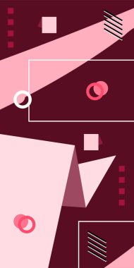 Çağdaş Çizgili Mozaik Tasarım ve Organik Geometrik Şekiller. Soyut Vektör Deseninde Kalın Çizgiler ve Sıvı Eğriler. Grafik Mozaik Sanatı: Çizgiler, Eğriler ve Biçimlendirilmiş Geometrik Süsler. 