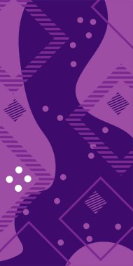 Çağdaş Çizgili Mozaik Tasarım ve Organik Geometrik Şekiller. Soyut Vektör Deseninde Kalın Çizgiler ve Sıvı Eğriler. Grafik Mozaik Sanatı: Çizgiler, Eğriler ve Biçimlendirilmiş Geometrik Süsler. 