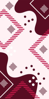 Çağdaş Çizgili Mozaik Tasarım ve Organik Geometrik Şekiller. Soyut Vektör Deseninde Kalın Çizgiler ve Sıvı Eğriler. Grafik Mozaik Sanatı: Çizgiler, Eğriler ve Biçimlendirilmiş Geometrik Süsler. 