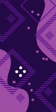 Çağdaş Çizgili Mozaik Tasarım ve Organik Geometrik Şekiller. Soyut Vektör Deseninde Kalın Çizgiler ve Sıvı Eğriler. Grafik Mozaik Sanatı: Çizgiler, Eğriler ve Biçimlendirilmiş Geometrik Süsler. 