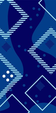 Vektör Soyut Arkaplan Çizgileri, Eğriler ve Dekoratif Mozaik Şekiller. Soyut Vektör Deseninde Kalın Çizgiler ve Sıvı Eğriler. Grafik Mozaik Sanatı: Çizgiler, Eğriler ve Biçimlendirilmiş Geometrik Süsler. 