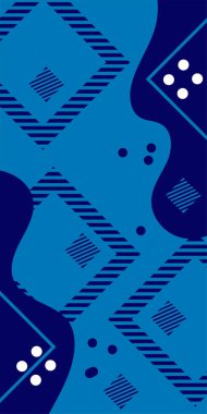 Vektör Soyut Arkaplan Çizgileri, Eğriler ve Dekoratif Mozaik Şekiller. Soyut Vektör Deseninde Kalın Çizgiler ve Sıvı Eğriler. Grafik Mozaik Sanatı: Çizgiler, Eğriler ve Biçimlendirilmiş Geometrik Süsler. 