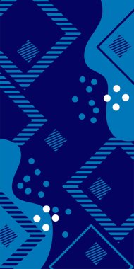 Vektör Soyut Arkaplan Çizgileri, Eğriler ve Dekoratif Mozaik Şekiller. Soyut Vektör Deseninde Kalın Çizgiler ve Sıvı Eğriler. Grafik Mozaik Sanatı: Çizgiler, Eğriler ve Biçimlendirilmiş Geometrik Süsler. 