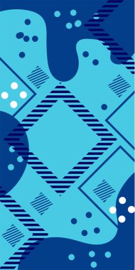 Vektör Soyut Arkaplan Çizgileri, Eğriler ve Dekoratif Mozaik Şekiller. Soyut Vektör Deseninde Kalın Çizgiler ve Sıvı Eğriler. Grafik Mozaik Sanatı: Çizgiler, Eğriler ve Biçimlendirilmiş Geometrik Süsler. 