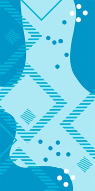 Vektör Soyut Arkaplan Çizgileri, Eğriler ve Dekoratif Mozaik Şekiller. Soyut Vektör Deseninde Kalın Çizgiler ve Sıvı Eğriler. Grafik Mozaik Sanatı: Çizgiler, Eğriler ve Biçimlendirilmiş Geometrik Süsler. 