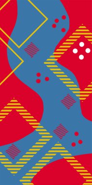 Vektör Soyut Arkaplan Çizgileri, Eğriler ve Dekoratif Mozaik Şekiller. Soyut Vektör Deseninde Kalın Çizgiler ve Sıvı Eğriler. Grafik Mozaik Sanatı: Çizgiler, Eğriler ve Biçimlendirilmiş Geometrik Süsler. 