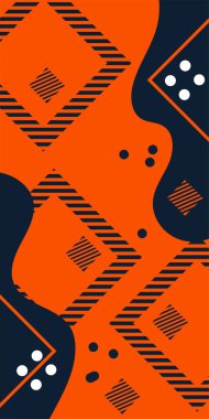 Vektör Soyut Arkaplan Çizgileri, Eğriler ve Dekoratif Mozaik Şekiller. Soyut Vektör Deseninde Kalın Çizgiler ve Sıvı Eğriler. Grafik Mozaik Sanatı: Çizgiler, Eğriler ve Biçimlendirilmiş Geometrik Süsler. 