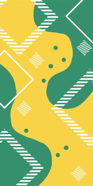 Vektör Soyut Arkaplan Çizgileri, Eğriler ve Dekoratif Mozaik Şekiller. Soyut Vektör Deseninde Kalın Çizgiler ve Sıvı Eğriler. Grafik Mozaik Sanatı: Çizgiler, Eğriler ve Biçimlendirilmiş Geometrik Süsler. 