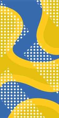 Soyut Vektör Deseninde Kalın Çizgiler ve Sıvı Eğriler. Grafik Mozaik Sanat: Çizgiler, Eğriler ve Şekillendirilmiş Geometrik Süsler. Vektör Soyut Arkaplan Çizgileri, Eğriler ve Dekoratif Mozaik Şekiller. 