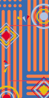 Soyut Geometrik Arkaplan Çizgileri, Eğriler, Mozaik Şekiller Vektör Sanatı. Oyuncu Soyut Arka plan Çizgileri, Eğriler ve Mozaik benzeri elementler. Geometrik Mozaik Doku Çizgileri, Girdap ve Soyut Süslemeler. 