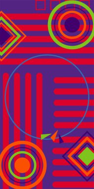 Soyut Geometrik Arkaplan Çizgileri, Eğriler, Mozaik Şekiller Vektör Sanatı. Oyuncu Soyut Arka plan Çizgileri, Eğriler ve Mozaik benzeri elementler. Geometrik Mozaik Doku Çizgileri, Girdap ve Soyut Süslemeler. 