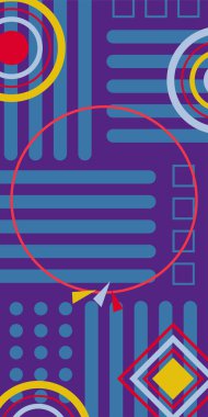Soyut Geometrik Arkaplan Çizgileri, Eğriler, Mozaik Şekiller Vektör Sanatı. Oyuncu Soyut Arka plan Çizgileri, Eğriler ve Mozaik benzeri elementler. Geometrik Mozaik Doku Çizgileri, Girdap ve Soyut Süslemeler. 