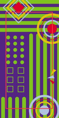 Soyut Geometrik Arkaplan Çizgileri, Eğriler, Mozaik Şekiller Vektör Sanatı. Oyuncu Soyut Arka plan Çizgileri, Eğriler ve Mozaik benzeri elementler. Geometrik Mozaik Doku Çizgileri, Girdap ve Soyut Süslemeler. 