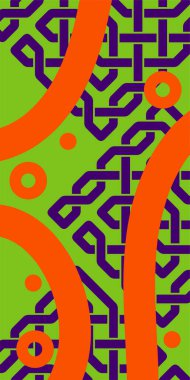 Soyut Geometrik Arkaplan Çizgileri, Eğriler, Mozaik Şekiller Vektör Sanatı. Oyuncu Soyut Arka plan Çizgileri, Eğriler ve Mozaik benzeri elementler. Geometrik Mozaik Doku Çizgileri, Girdap ve Soyut Süslemeler. 