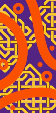 Soyut Geometrik Arkaplan Çizgileri, Eğriler, Mozaik Şekiller Vektör Sanatı. Oyuncu Soyut Arka plan Çizgileri, Eğriler ve Mozaik benzeri elementler. Geometrik Mozaik Doku Çizgileri, Girdap ve Soyut Süslemeler. 