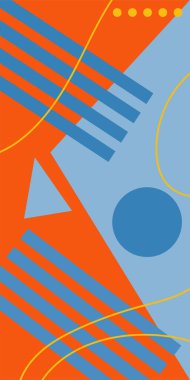 Soyut Geometrik Arkaplan Çizgileri, Eğriler, Mozaik Şekiller Vektör Sanatı. Oyuncu Soyut Arka plan Çizgileri, Eğriler ve Mozaik benzeri elementler. Geometrik Mozaik Doku Çizgileri, Girdap ve Soyut Süslemeler. 