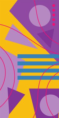 Soyut Geometrik Arkaplan Çizgileri, Eğriler, Mozaik Şekiller Vektör Sanatı. Oyuncu Soyut Arka plan Çizgileri, Eğriler ve Mozaik benzeri elementler. Geometrik Mozaik Doku Çizgileri, Girdap ve Soyut Süslemeler. 