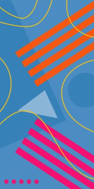 Poster veya sosyal medya için soyut bir arkaplan. Geometrik Mozaik Doku Çizgileri, Girdap ve Soyut Süsler. Soyut Geometrik Arkaplan Çizgileri, Eğriler, Mozaik Şekiller Vektör Sanatı. 