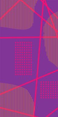 Poster veya sosyal medya için soyut bir arkaplan. Geometrik Mozaik Doku Çizgileri, Girdap ve Soyut Süsler. Soyut Geometrik Arkaplan Çizgileri, Eğriler, Mozaik Şekiller Vektör Sanatı. 