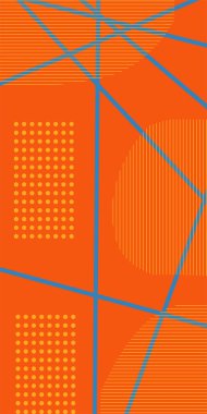 Soyut Geometrik Arkaplan Çizgileri, Eğriler, Mozaik Şekiller Vektör Sanatı. Geometrik Mozaik Doku Çizgileri, Girdap ve Soyut Süsler. Poster veya sosyal medya için soyut arkaplan.