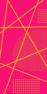 Soyut Geometrik Arkaplan Çizgileri, Eğriler, Mozaik Şekiller Vektör Sanatı. Geometrik Mozaik Doku Çizgileri, Girdap ve Soyut Süsler. Poster veya sosyal medya için soyut arkaplan.