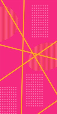 Soyut Geometrik Arkaplan Çizgileri, Eğriler, Mozaik Şekiller Vektör Sanatı. Geometrik Mozaik Doku Çizgileri, Girdap ve Soyut Süsler. Poster veya sosyal medya için soyut arkaplan.