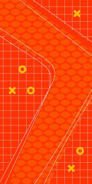 Geometrik Arkaplan Çizgileri, Eğriler, Mozaik Şekiller Vektör Sanatı. Oyuncu Soyut Arka plan Çizgileri, Eğriler ve Mozaik benzeri elementler. Poster veya sosyal medya için soyut arkaplan.