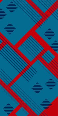 Soyut Geometrik Arkaplan Çizgileri, Eğriler, Mozaik Şekiller Vektör Sanatı. Soyut Geometrik Kolaj Karışık Çizgiler ve Eğri Şekiller. Poster veya sosyal medya için soyut arkaplan.