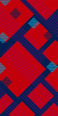 Yaratıcı Soyut Arkaplan Çizgileri, Eğriler ve Parçalı Geometrik Sanat. Oyuncu Soyut Arka plan Çizgileri, Eğriler ve Mozaik benzeri elementler. Poster veya sosyal medya için soyut arkaplan. 