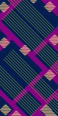 Yaratıcı Soyut Arkaplan Çizgileri, Eğriler ve Parçalı Geometrik Sanat. Oyuncu Soyut Arka plan Çizgileri, Eğriler ve Mozaik benzeri elementler. Poster veya sosyal medya için soyut arkaplan. 