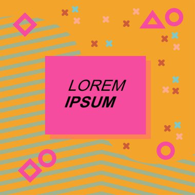 Yaratıcı Soyut Arkaplan Çizgileri, Eğriler ve Parçalı Geometrik Sanat. Oyuncu Soyut Arka plan Çizgileri, Eğriler ve Mozaik benzeri elementler. Poster veya sosyal medya için soyut arkaplan. 