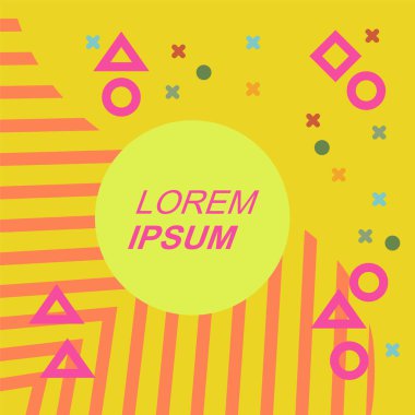 Yaratıcı Soyut Arkaplan Çizgileri, Eğriler ve Parçalı Geometrik Sanat. Oyuncu Soyut Arka plan Çizgileri, Eğriler ve Mozaik benzeri elementler. Poster veya sosyal medya için soyut arkaplan. 