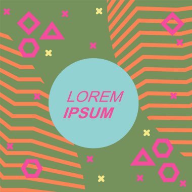 Oyuncu Soyut Arka plan Çizgileri, Eğriler ve Mozaik benzeri elementler. Soyut Geometrik Arkaplan Çizgileri, Eğriler, Mozaik Şekiller Vektör Sanatı. Poster veya sosyal medya için soyut arkaplan.