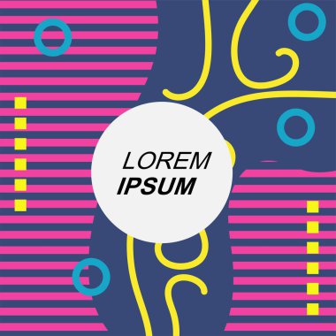 Oyuncu Soyut Arka plan Çizgileri, Eğriler ve Mozaik benzeri elementler. Soyut Geometrik Arkaplan Çizgileri, Eğriler, Mozaik Şekiller Vektör Sanatı. Poster veya sosyal medya için soyut arkaplan.