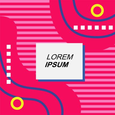 Oyuncu Soyut Arka plan Çizgileri, Eğriler ve Mozaik benzeri elementler. Soyut Geometrik Arkaplan Çizgileri, Eğriler, Mozaik Şekiller Vektör Sanatı. Poster veya sosyal medya için soyut arkaplan.
